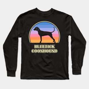 Bluetick Coonhound Vintage Sunset Dog Long Sleeve T-Shirt